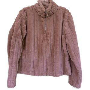 Candie's Dusty Pink Teddy Jacket